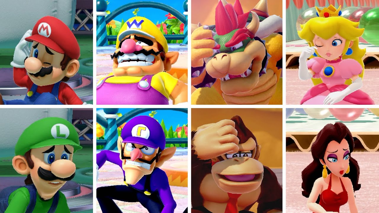 Super Mario Party Jamboree - All Losing Animations