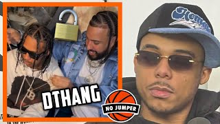 French Montana Gifts NY Drill Rapper Dthang a Coke Boyz Chain For His First Day Out of Prison