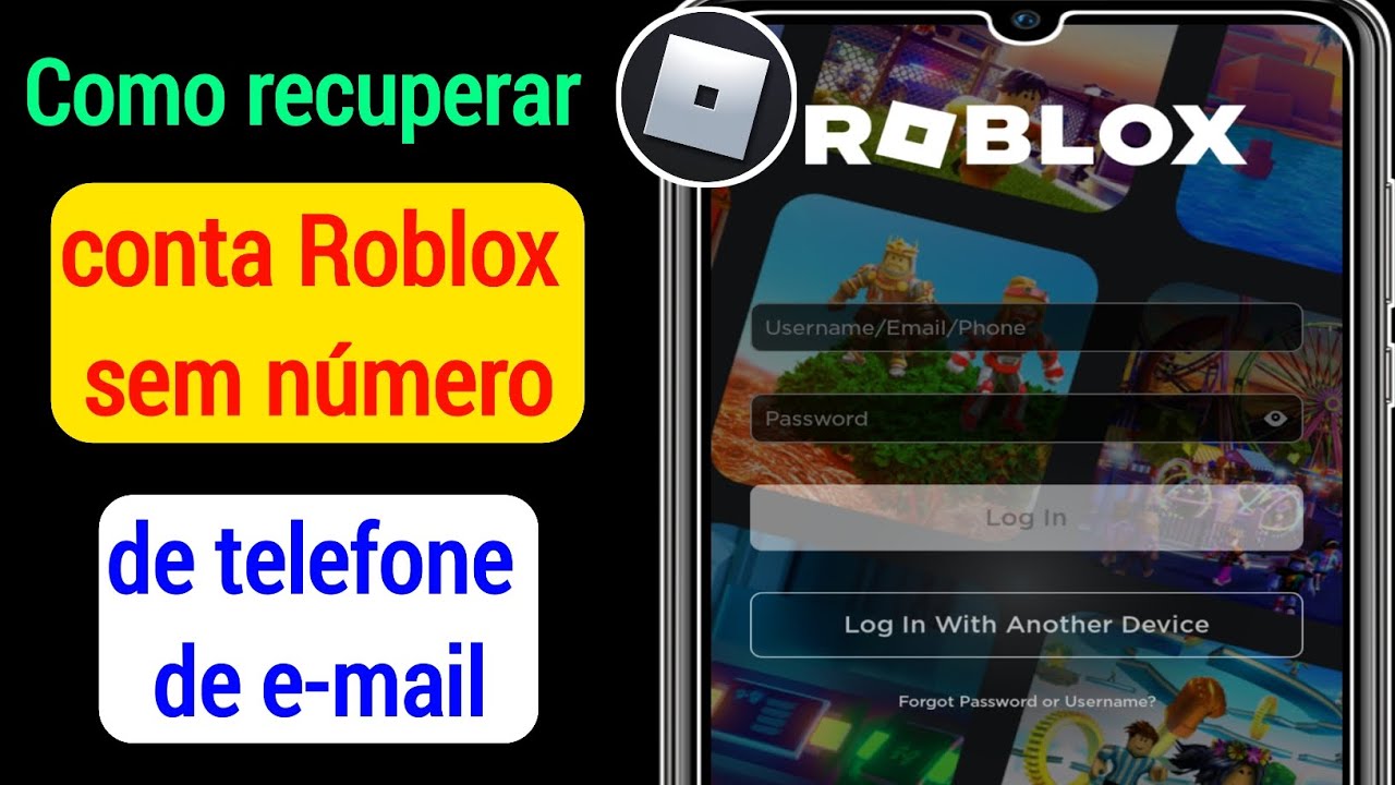 Como Recuperar Conta do Roblox Muito Facíl, Mesmo sem Senha, E mail e  Telefone Cadastrado #roblox em 2023