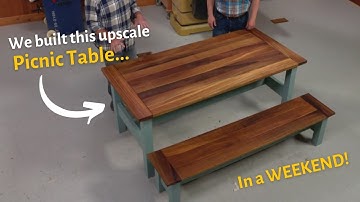 How to Build a Rock-Solid Picnic Table & Bench | Weekend Woodworking Project