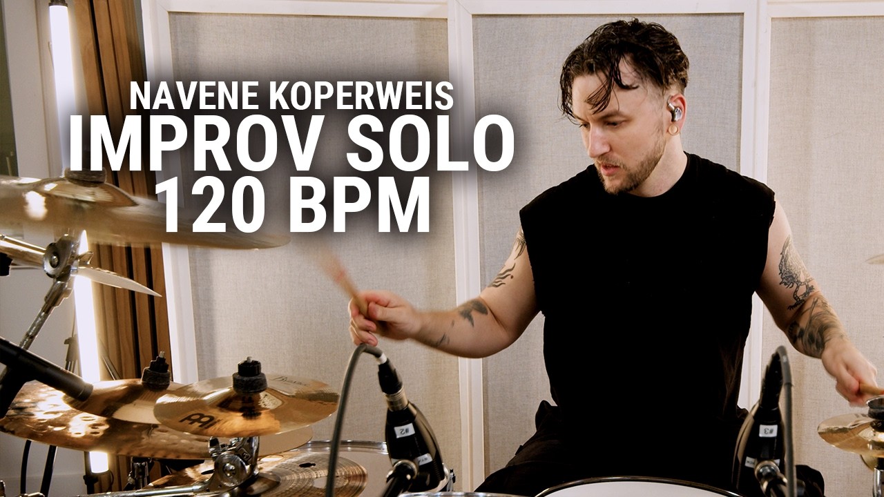 Meinl Cymbals - Navene Koperweis - Improv Solo 120 BPM