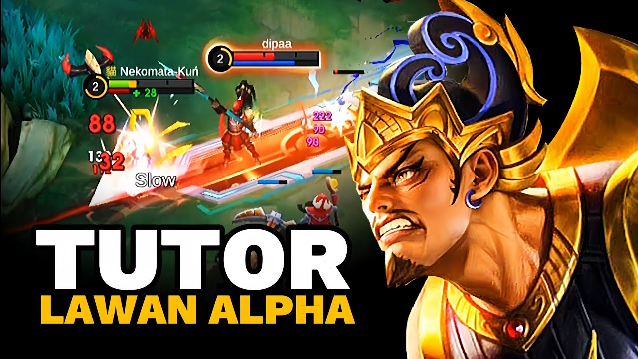 LAWAN ALPHA SEMUDAH ITU‼️Gatotkaca Build Terkuat Counter Alpha - YouTube