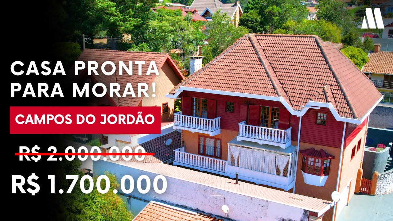 Casa pronta para morar TODA MOBILIADA E EQUIPADA em Campos do Jordão!!