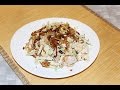 Салат из зеленой редьки с курицей. Очень вкусный, по мотивам салата «Ташкент».