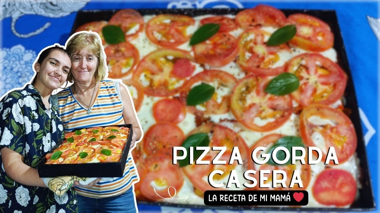 COCINANDO CON MI MAMÁ ️ - Pizza Gorda🍕 - Receta A OJO y con MUCHO AMOR🥰 ...