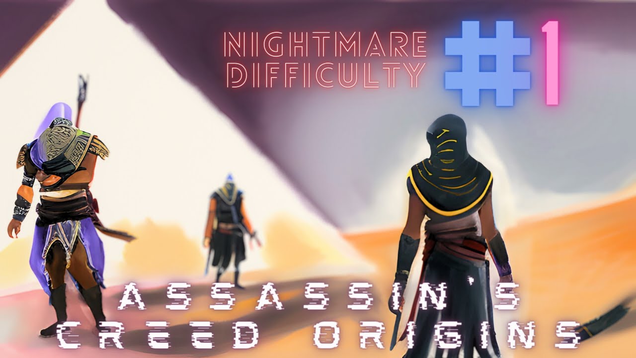 Assassin's Creed Origins Nightmare Difficulty Gameplay: Complete Quests Prologue to The False Oracle