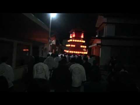 2016西条祭り　伊曽乃神社祭礼　御旅所３　御旅所へ向かう北之町上組屋台。