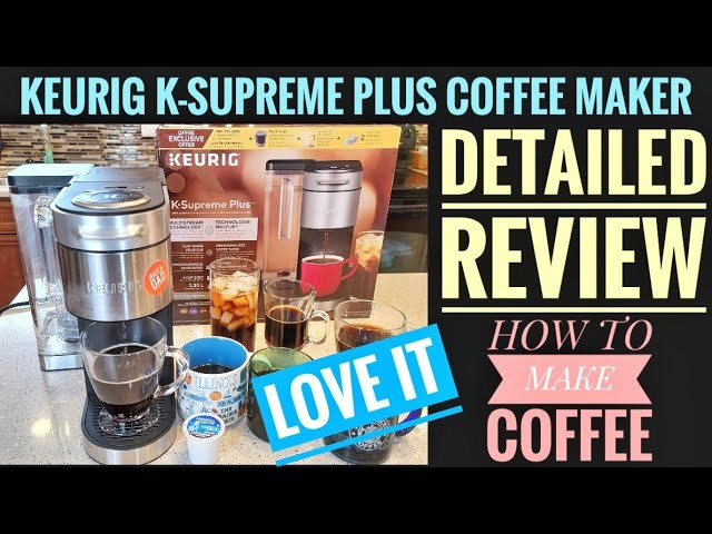 Keurig K-Supreme Plus Coffee Maker, Single Serve, Stainless Steel