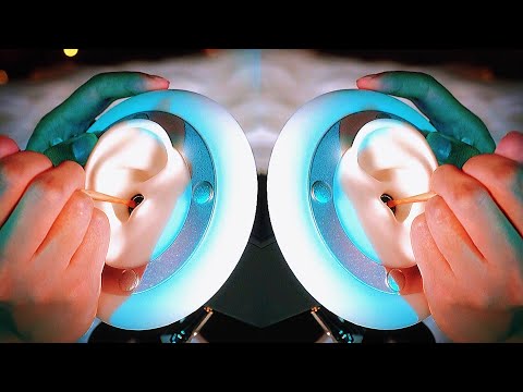ASMR 고막 안쪽에 귀지가 걸려있다?!! 나무 귀이개 귀청소 (노토킹)