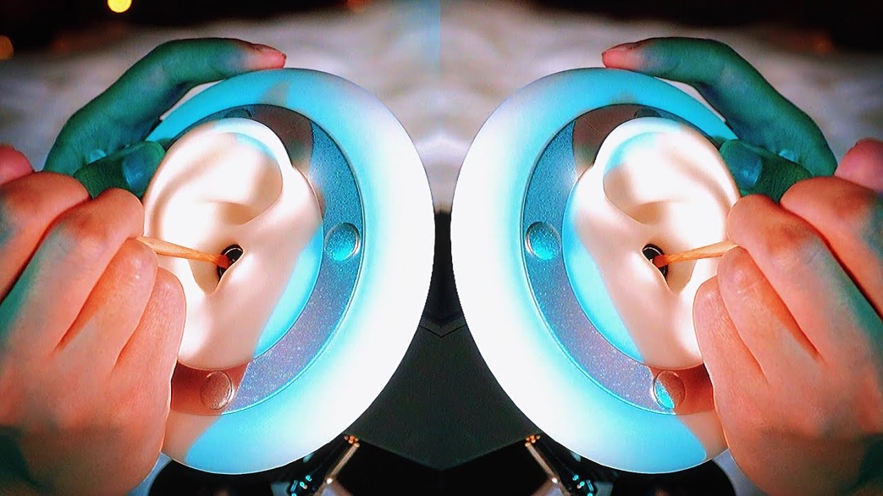 ASMR 고막 안쪽에 귀지가 걸려있다?!! 나무 귀이개 귀청소 (노토킹)