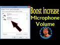 How to Boost/Increase Microphone Volume in Windows Urdu/Hindi