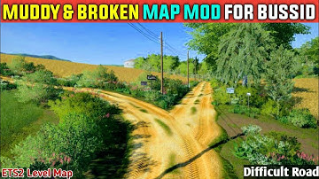 Map Mod Bussid 3.7- MUDDY BROKEN MAP MOD FOR BUD SIMULATOR INDONESIA |mod map Bussid|