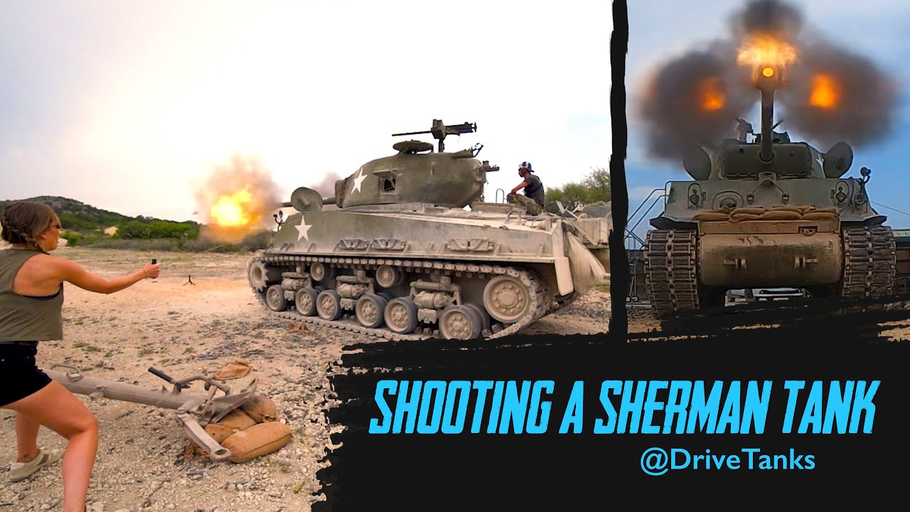 Kat Shooting A M4 Sherman Tank | 
