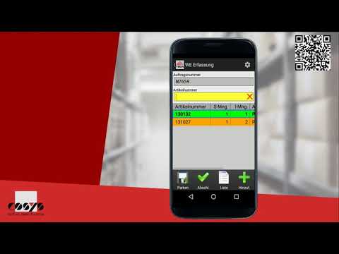 Wareneingang schnell mit Android erfassen | COSYS Warehouse Management Module