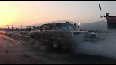Chuck Spiker drives the Marine 1964 Chevy Nova 2