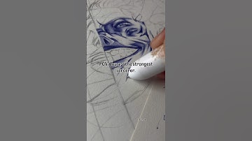 Sukuna pen drawing process PART 2| jujutsu kaisen #art #pendrawing #viral #sukuna #shorts #art