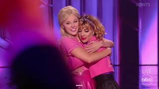 JoJo Siwa & Jenna | DWTS - Grease Night complete presentation with scores