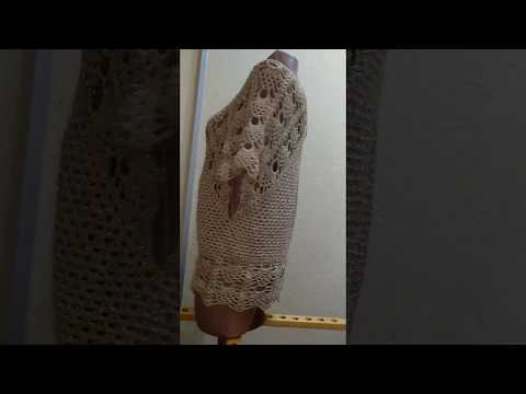 Креативное вязание крючком для женщин туники