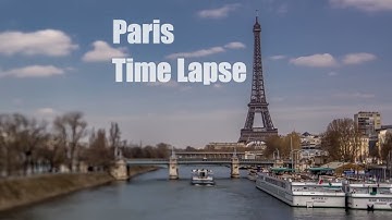 PARIS EIFFEL TOWER TIME LAPSE - PARIS FRANCE TIME LAPSE