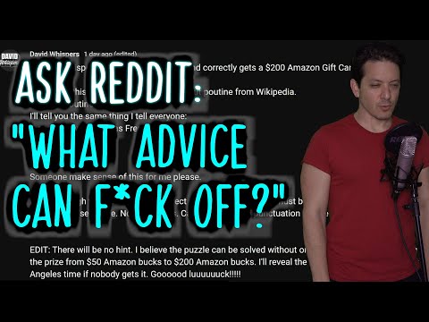 Ask Reddit: "What Advice Can F*ck Off?"  ASMR