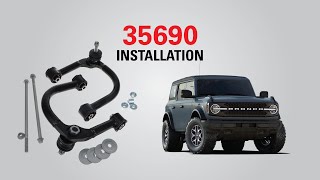 SPC 35690 Bronco Upper Control Arms Install