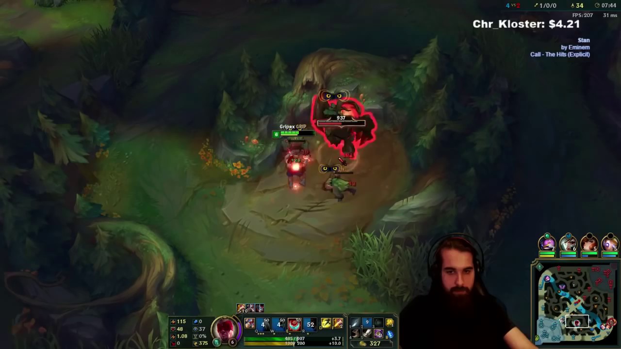 Gripex as Lee Sin Jungle vs Zac   S6 Master Ranked Gameplay