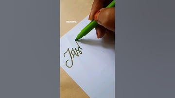 It is a Sketch pen✨️Faux calligraphy #names #ursyouniqly #shorts