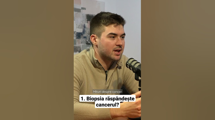 Conf. Univ Dr Șerban Negru - medic primar oncolog. Biopsia răspândește cancerul? #oncologie #cancer