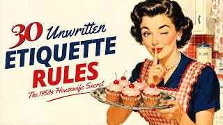 30 Unwritten Etiquette Rules Every 1950s American Housewife Was Expected to Follow