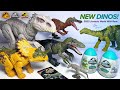 NEW DINOSAURS! Jurassic World Orkoraptor, Irritator, Nigersaurus, Regaliceratops, Indominus Rex