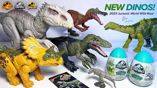 NEW DINOSAURS! Jurassic World Orkoraptor, Irritator, Nigersaurus, Regaliceratops, Indominus Rex