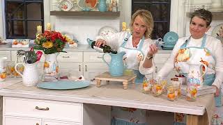 Temp-tations Thanks & Giving 2-Quart Pitcher on QVC