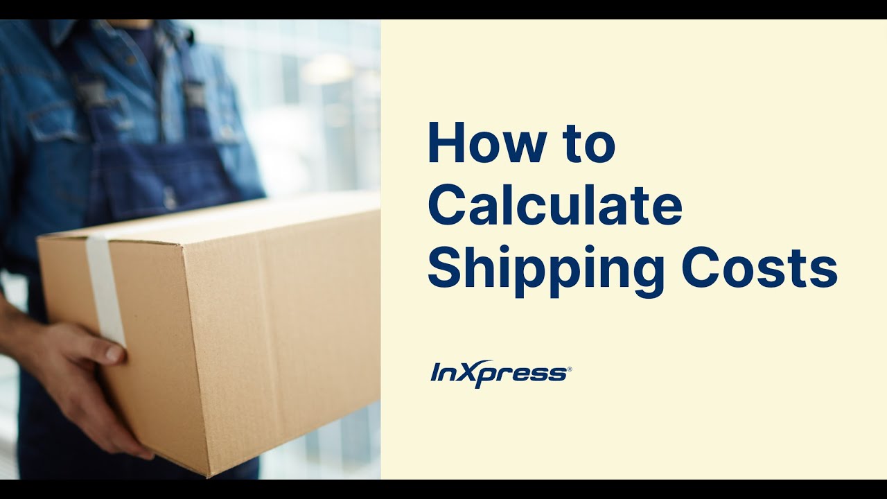 How to Calculate Shipping Costs // InXpress Americas YouTube