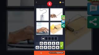 4 pics 1 word level 1 and 2 walkthrough | Hubble ku screenshot 4