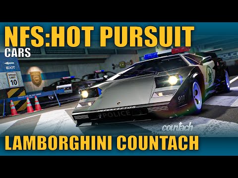 Lamborghini Countach Presentation Police Car Need For Speed Hot Pursuit Remastered
