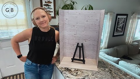 Simple and Budget Friendly DIY Backdrop for Stunning Craft Photos!