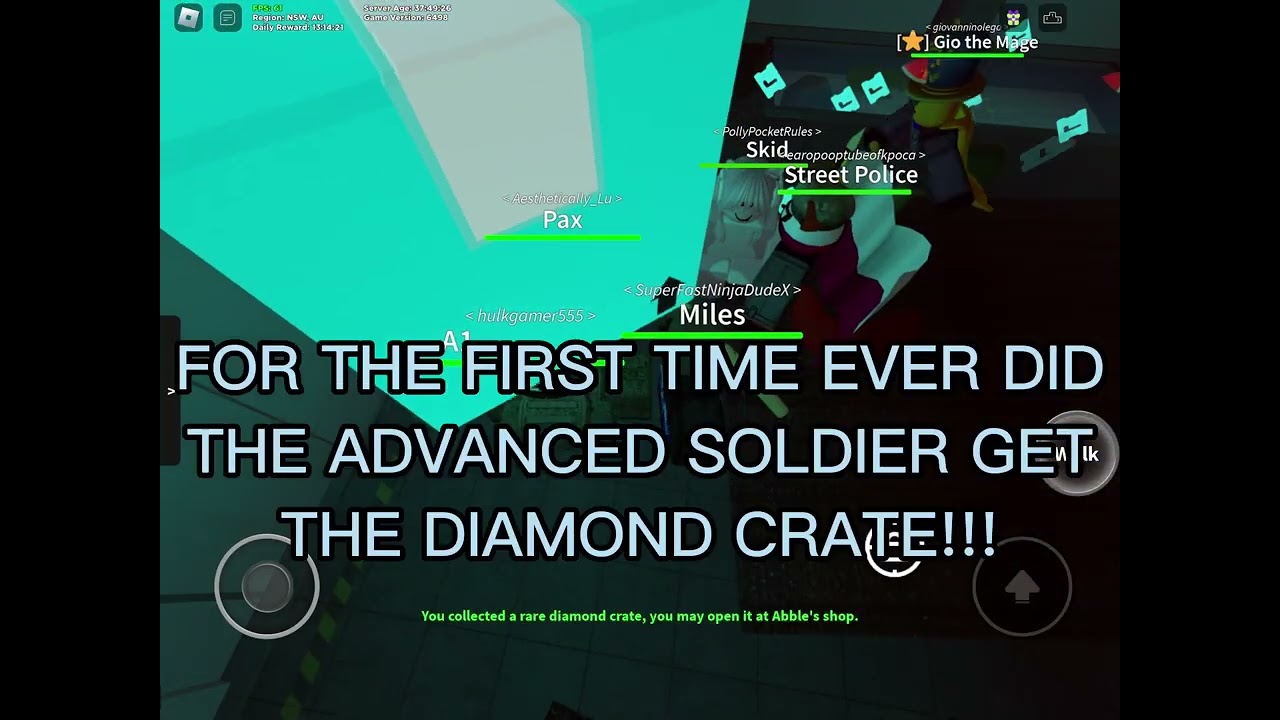 Advanced soldier gets diamond crate In KAIJU PARADISE. AGAIN. I have something for you…