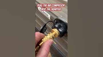 DIY RV Winterized with Air Compressor | 