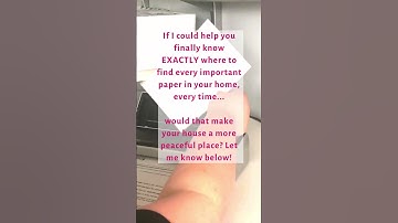 Does Less Paper Clutter Sound Good to You? #homeorganizationtips #declutteryourspace