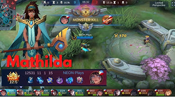New Hero Mathilda Build and Combo Gameplay | NEON Plays Mobile Legends