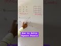 Let’s See who will understand easily that Square puzzle #maths #viralvideo #puzzle #shorts