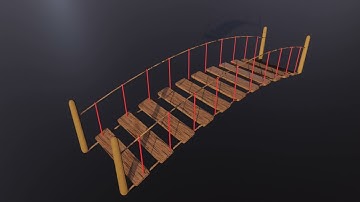 Procedural Bridge with geometry node