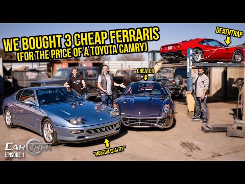 We Bought 3 Cheap Ferraris For The Price Of A Toyota Camry Then Found Out How Broken They Were Cars