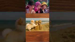 K Pop Demon Hunters   Huntrix and the Flying Hearts Sand Sculpture