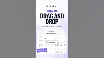 Drag and Drop Made EASY with FormGent! 🎯