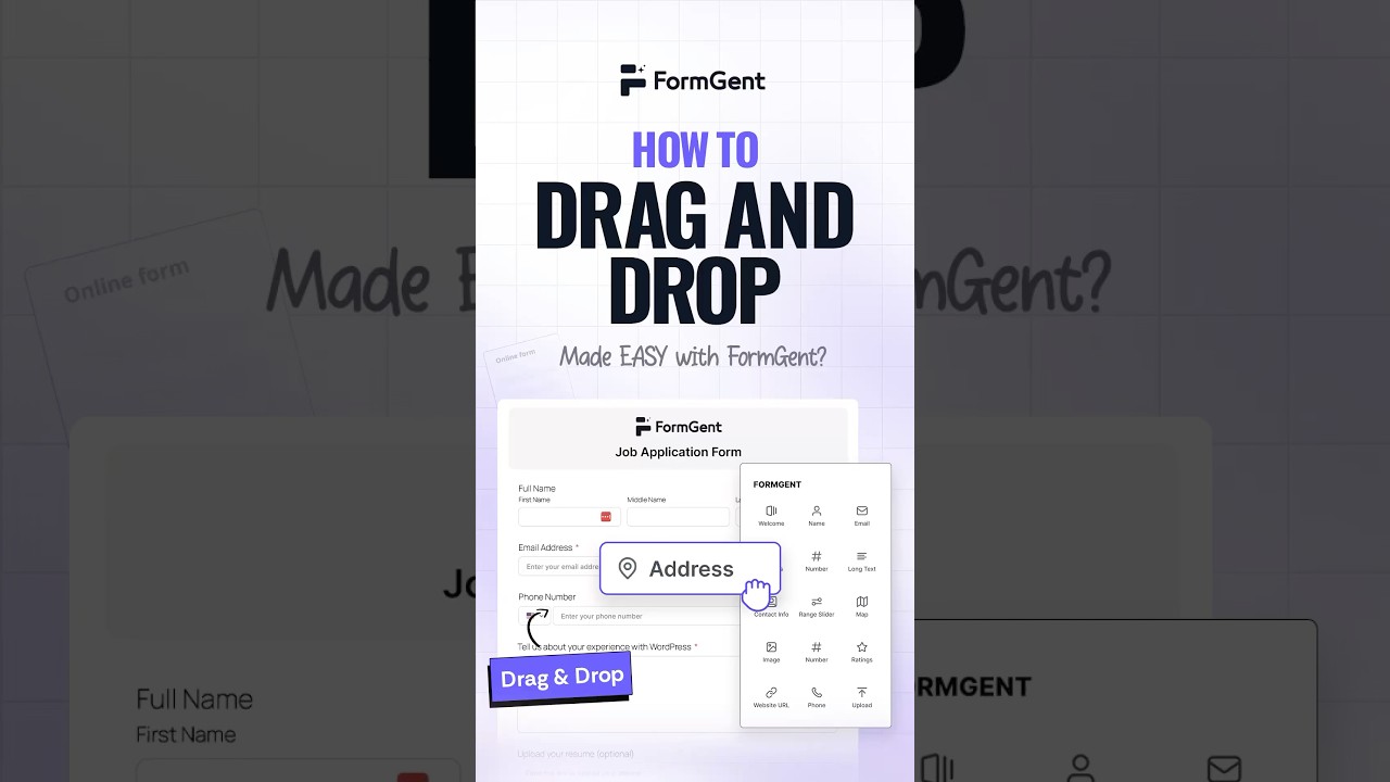 Drag and Drop Made EASY with FormGent! 🎯