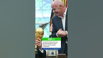 President Trump threatened to remove World Cup matches in Boston over 