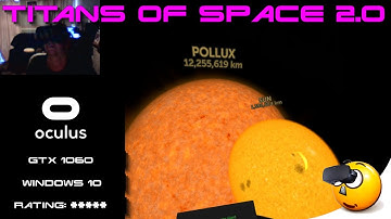 Titans of Space 2.0 VR | Oculus Rift | GeForce GTX 1060