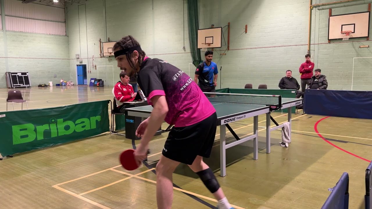 FINAL! Romayne Stewart Vs Rajiv Padman Horsham Spinners TTC 2 Star Burgess Hill Over 18s 8/3/26. 