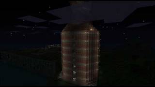 Minecraft Working Lighthouse With Rotating Light! (Final State)